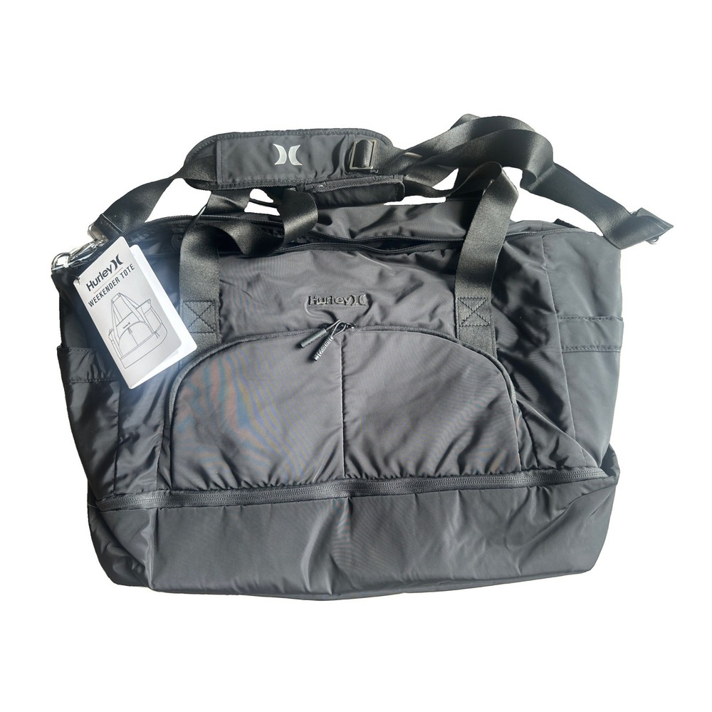 Hurley NWT Black Weekender Tote